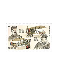 Timbre P.A. 82, ​Maurice Boyau et Michel Coiffard, timbres France