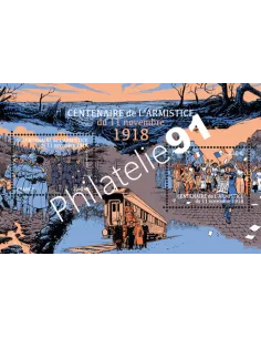 Feuille 5284, Centenaire de l’Armistice du 11 nov.1918, timbres France