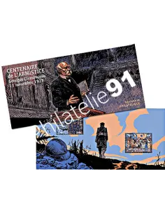 Bloc souvenir n° 148, Centenaire de l’Armistice, timbres France