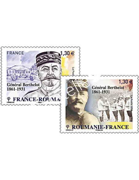 Timbre n° 5288-5289, Emission commune France Roumanie, timbres France
