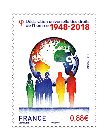 Timbre n° 5290, Déclaration des droits de l’homme, timbres France