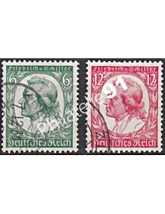 Allemagne, Reich n° 522 à 523, collection timbres Europe