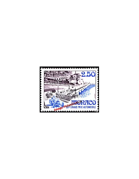 Timbre de MONACO n° 1814 - 50e Grand Prix automobile de Monaco