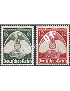 Allemagne, Reich n° 545 à 546, collection timbres Europe