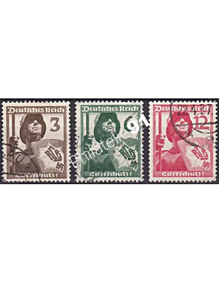 Allemagne, Reich n° 591 à 593, collection timbres Europe