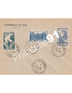 France, enveloppe Conférence de Paris, Collection lettre France