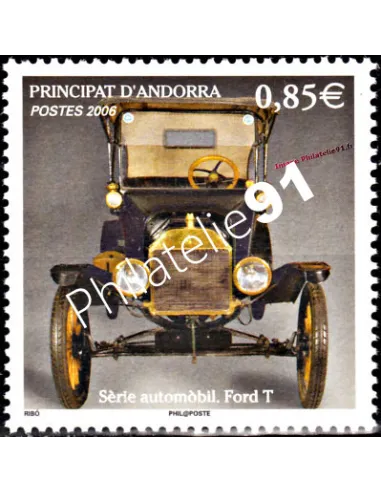 Timbre d'Andorre Français n° 630 - Thématique: Voiture