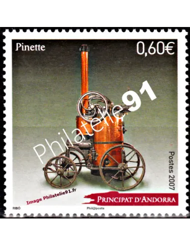 Timbre d'Andorre Français n° 643 - Thématique: Voiture