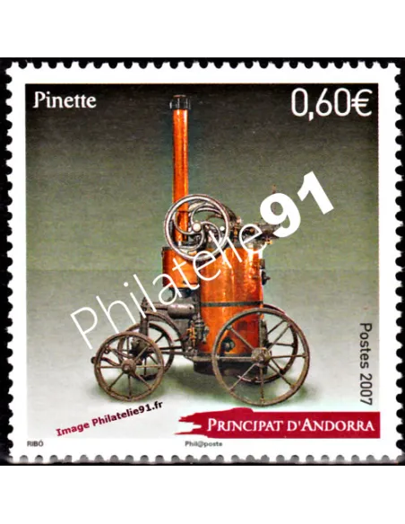 Timbre d'Andorre Français n° 643 - Thématique: Voiture