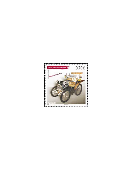 Timbre d'Andorre Français n° 674 - Thématique: Voiture