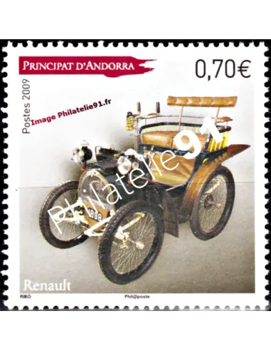 Timbre d'Andorre Français n° 674 - Thématique: Voiture