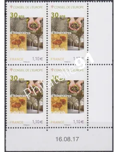 Coin daté sur Timbre de Service n° 171, Collection timbres France