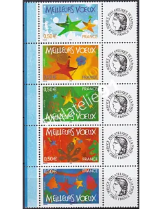 Timbre Personnalisé n° 3722A à 3726A, collection timbres France
