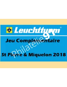 Feuilles SF LEUCHTTURM St Pierre et Miquelon 2018, matériel philatélique