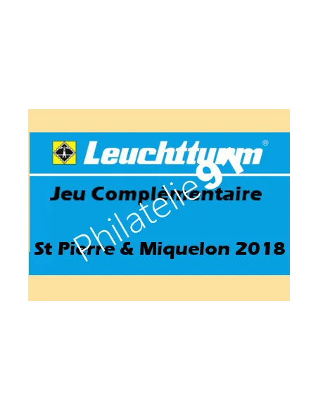 Feuilles SF LEUCHTTURM St Pierre et Miquelon 2018, matériel philatélique