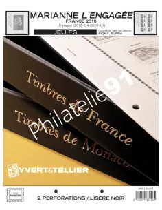 Jeu FRANCE 2018 Marianne l'Engagée, matériel philatélique