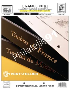 JEU FS FRANCE 2018 2ème semestre, matériel philatélique