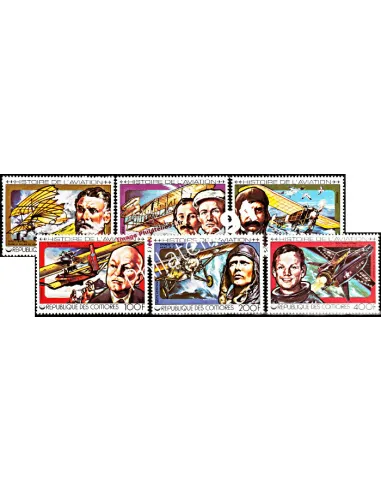 Comores - n°  229 à 232 et PA 147 à 148 - AVIONS