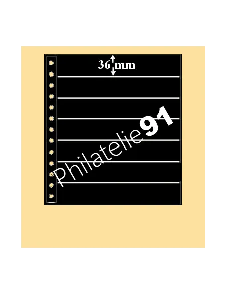 LEUCHTTURM,Feuilles R, 7 bandes, Matériel philatélique