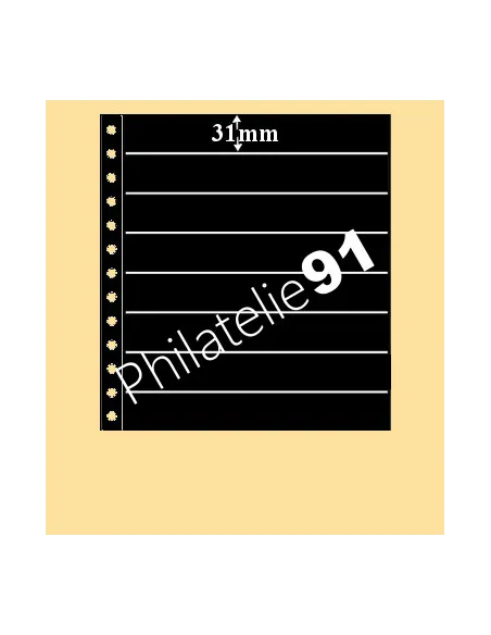 LEUCHTTURM,Feuilles R, 8 bandes, Matériel philatélique