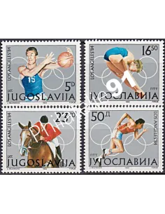 YOUGOSLAVIE, n° 1928 à 1931, Collection timbres Europe