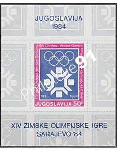 YOUGOSLAVIE, Bloc-Feuillet n° 21, Collection timbres Europe