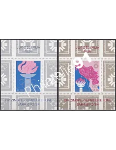 YOUGOSLAVIE, Blocs-Feuillet n° 23 et 24, Collection timbres Europe