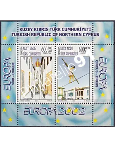 Chypre Turc, Bloc-Feuillet n° 19, EUROPA, collection timbre Europe