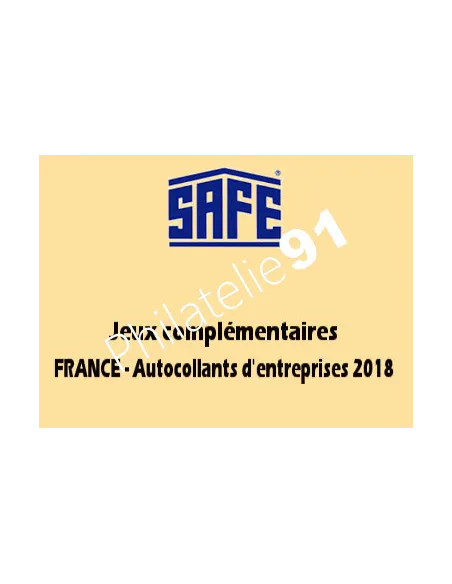 Jeu SAFE-dual France 2018, matériel philatélique