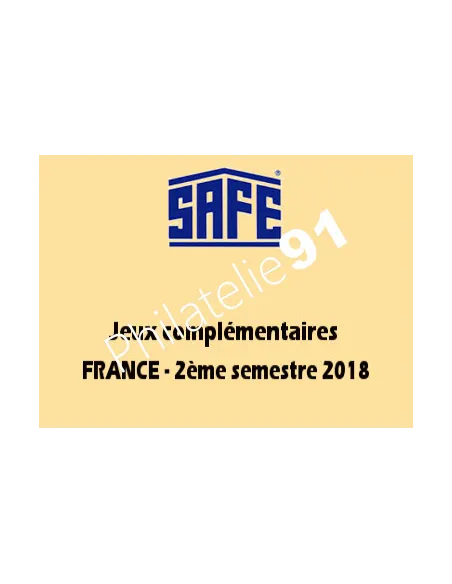 Jeu SAFE-dual France 2018, matériel philatélique