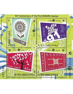 Chypre, Bloc-Feuillet n° 24, EUROPA, collection timbre Europa