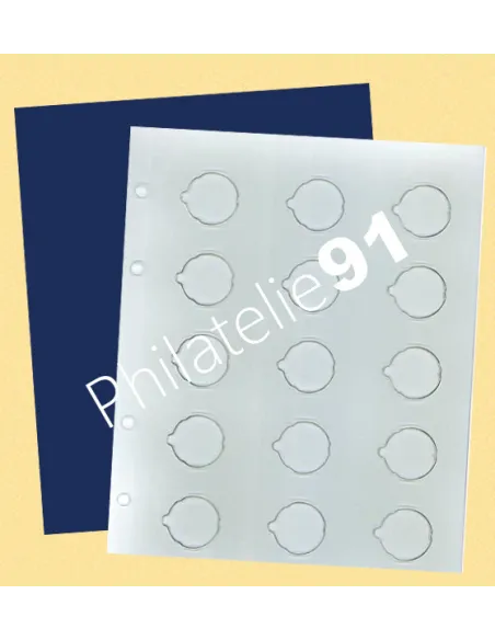 SAFE, Feuille TOPset neutre pour 2€ , matériel numismatique