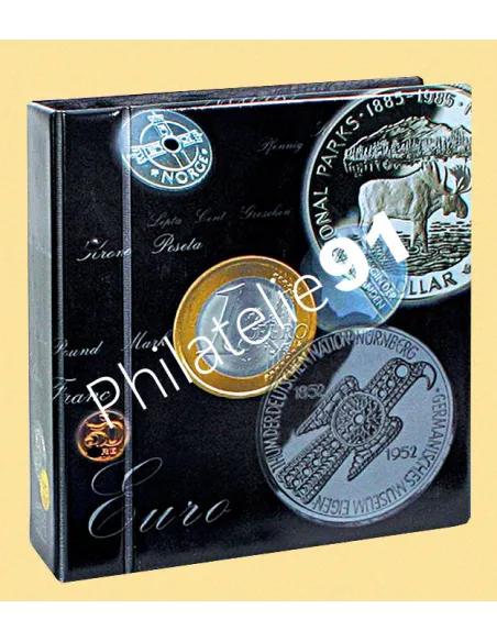 SAFE, Album TOPset noir vide, matériel numismatique