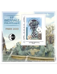 blocs CNEP n° 80, 6ème biennale Philatélique de Printemps, Paris 2019, timbres France