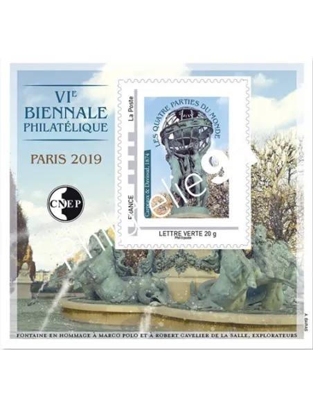 blocs CNEP n° 80, 6ème biennale Philatélique de Printemps, Paris 2019, timbres France