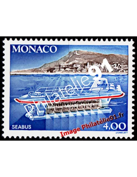 Timbre de MONACO n° 1852 - Sous-marin "Seabus"
