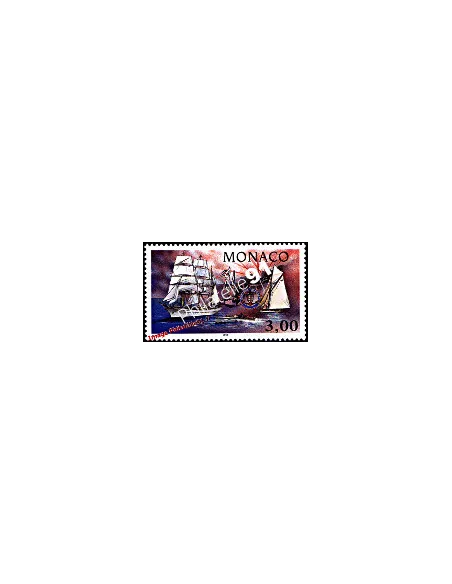 Timbres de MONACO n° 2076 - Yacht Club de Monaco - Voiliers
