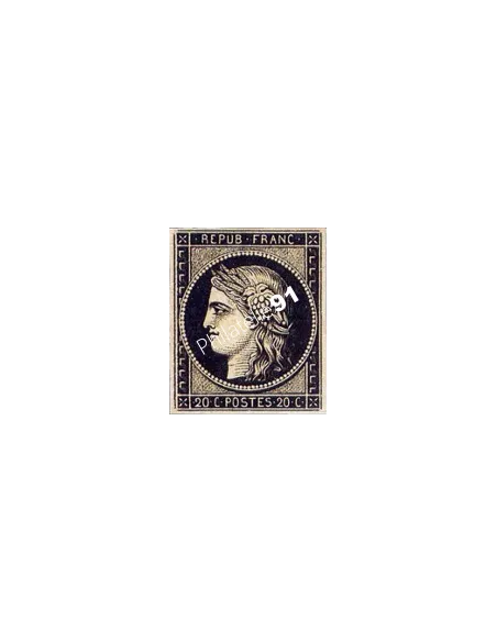 Timbre Cérès 0,20,170 ans du premier timbre français, timbres France