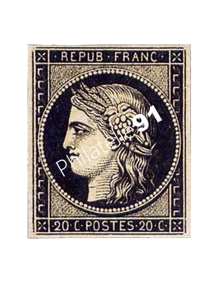 Timbre Cérès 0,20,170 ans du premier timbre français, timbres France