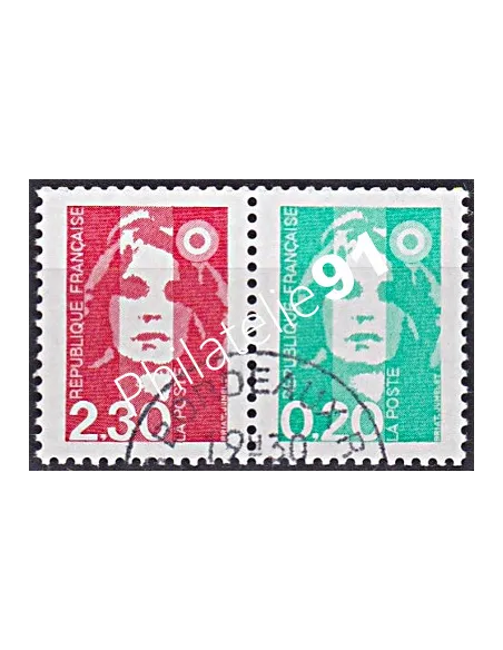 Timbre n° 2614P  oblitéré, collection timbres France