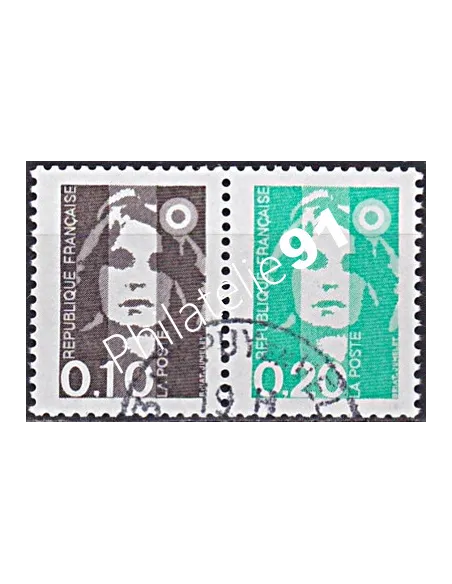 Timbre n° 2617P  oblitéré, collection timbres France