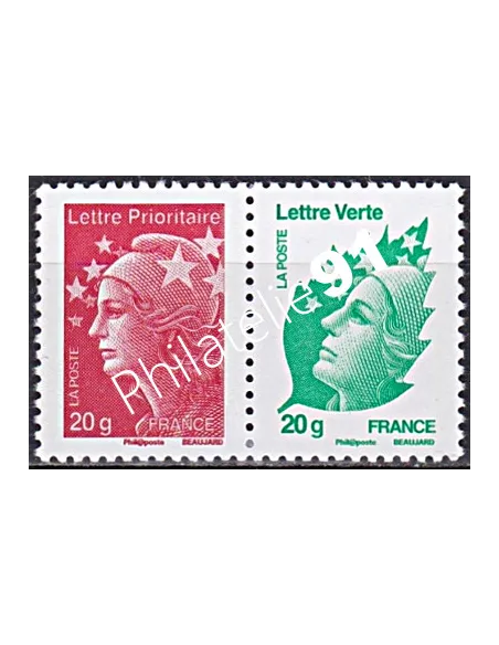 Timbre n° 4566, n° 4593a, Collection timbres France