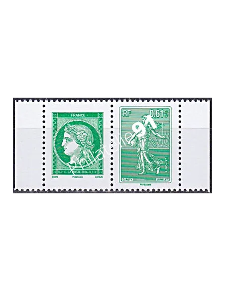 Paire n° 4908 à 4909, Semeuse à Droite, collection timbres France