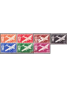 Timbre d'OCEANIE poste aérienne n° 7 à 13. Série de Londres, colonies