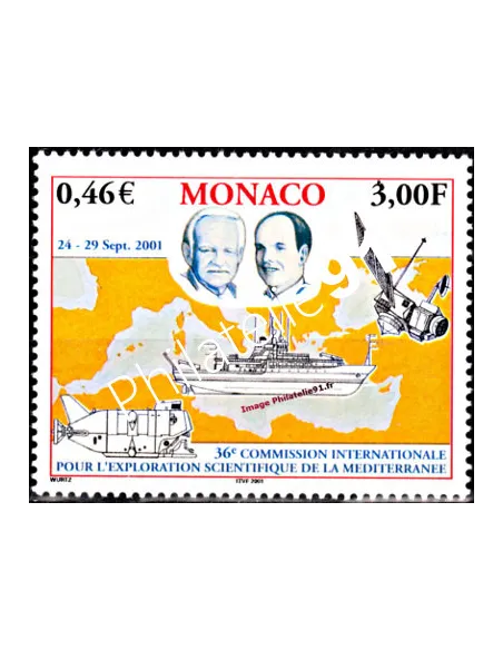 Timbre neuf de Monaco n° 2318 - Thématique : Bateaux