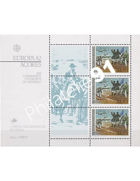 ACORES, BF n° 3, EUROPA 1982, Collection timbres Europe
