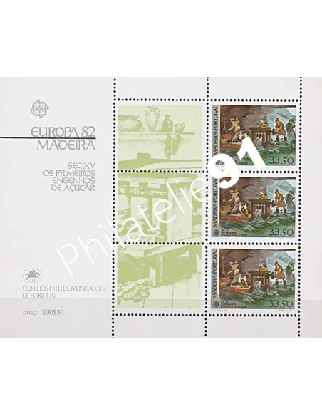 MADERE, BF n° 3, EUROPA 1982, Collection timbres Europe