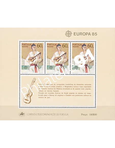 MADÈRE, BF n° 6, EUROPA 1985, Collection timbres Europe