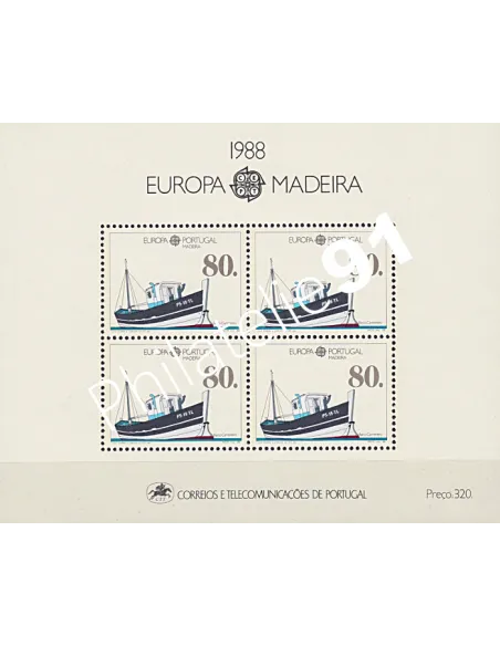 MADÈRE, BF n° 9, EUROPA 1988, Collection timbres Europe