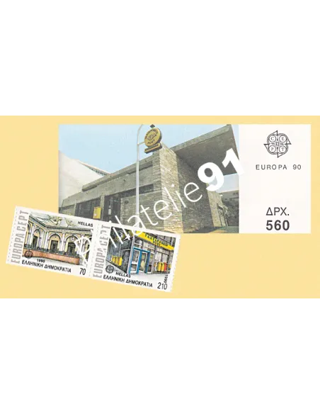 Grèce, Carnet n° 1728, EUROPA 1990, Collection timbres Europe